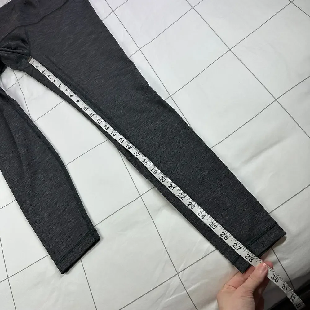 Lululemon Leggings Womens 8 Gray Wunder Under Hi Rise Brushed 28